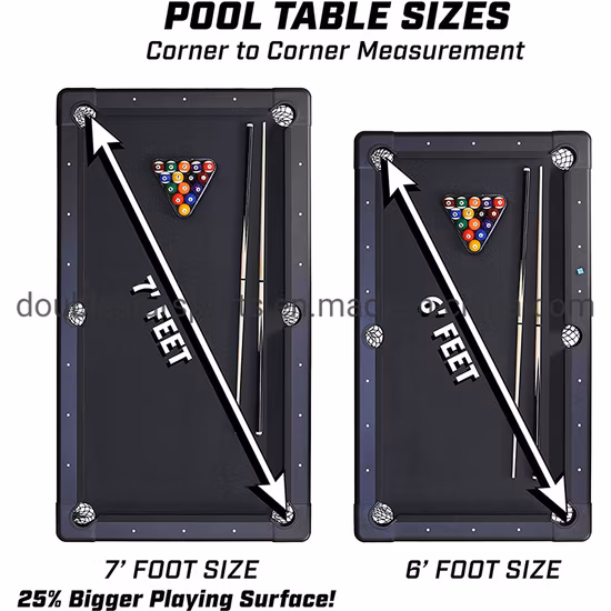 Mesa de bilhar 6 pés por atacado mesa de bilhar diretamente portátil
