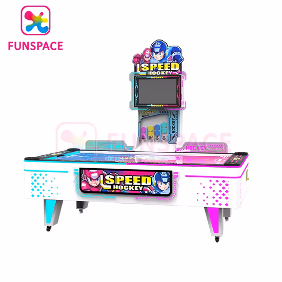 Mesa de jogo de hóquei de ar colorida para mini máquina de jogo comercial para centro de jogos
