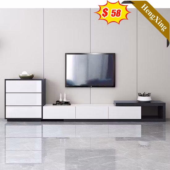 Atacado elegante MFC melamina MDF móveis mesa de centro com suporte para TV armário