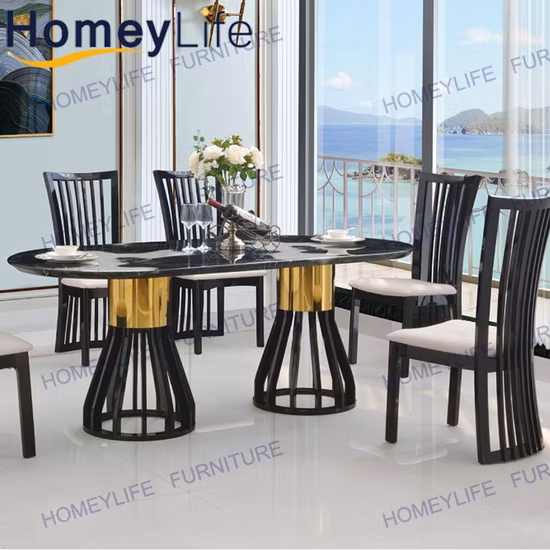 Cadeira de jantar de madeira maciça preta tradicional para móveis domésticos retrô